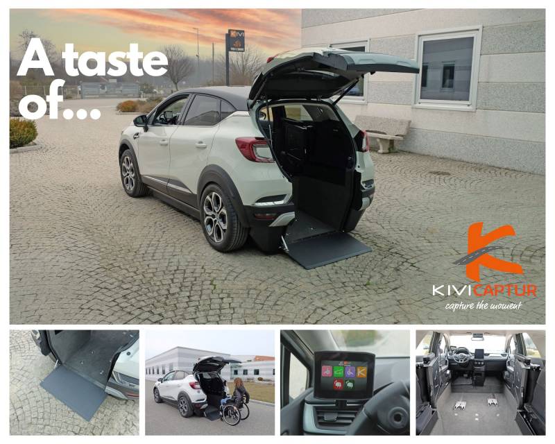 Renault Kivi Captur, le véhicule adapté pour la conduite en fauteuil roulant d'une personne à mobilité réduite dans l'Hérault 